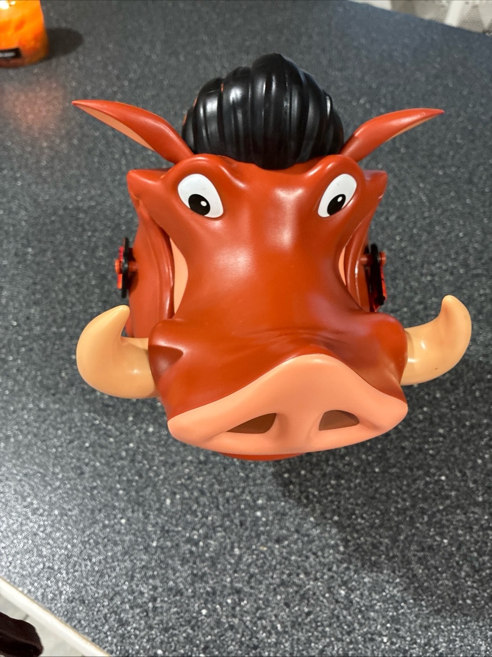 Disney Pumbaa Plush-Style Red and Tan Character Toy